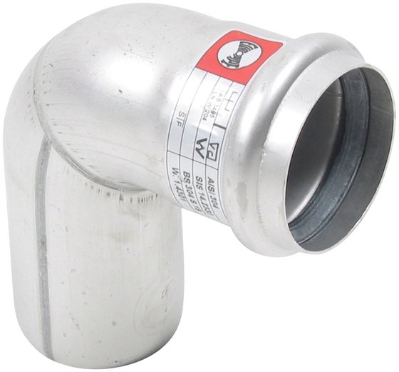 90° Rohrbogen, Typ 820.090 D 200 mm, mit grossem Radius