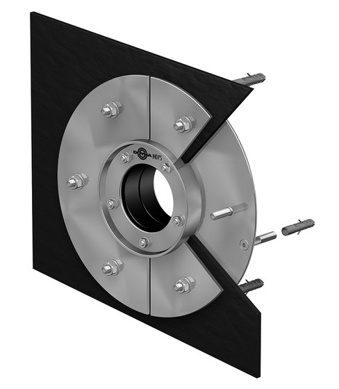 Curaflex C/2/SD/6 mit DPS DN 125 für 58,0 - 67,0 V4A / EPDM