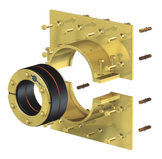 Curaflex 8300/T mit DPS DN 250 für 157,0 - 165,0 GGV / EPDM