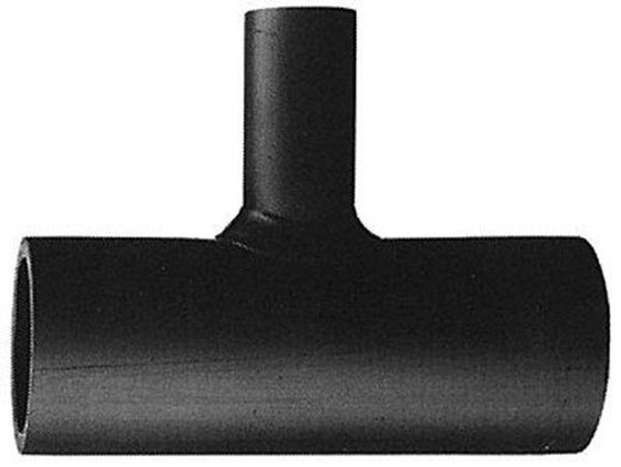 Sattel-T-Stuecke 90 Grad, reduziert,  PE 100, SDR 11 TWRBE-90 de 355/110 - 1