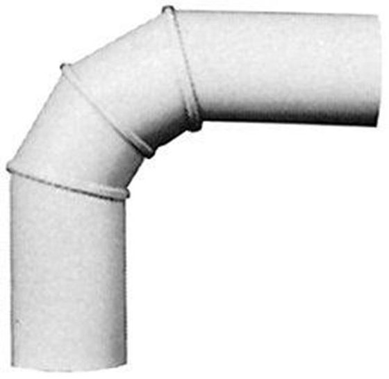 PP-H Segmentbogen 90 Grad, SDR 17,6 SWBM -90 d 125 - 1