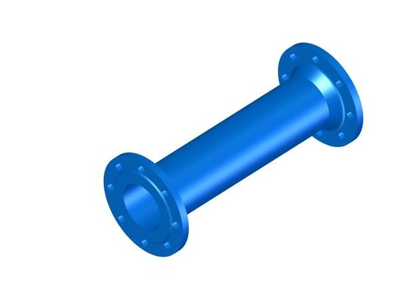 FF-Stück DN 800 PN 10 700 mm EKB blau - 1