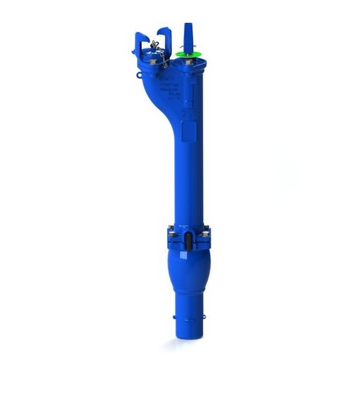 Unterflurhydrant Serie 35/81-L7, Form AD DN 80, RD 0,80 m, PN16, Deckel m. Kette