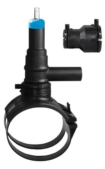 Multi-Druckanbohrventil-KIT Si TW +GF+PE d250 Abg. d50