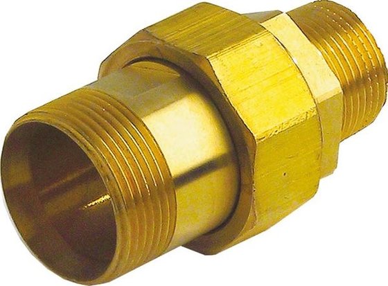 Anschlussverschraub. Poly-Fix MDF 911215 DN25, 32 mm x G 1 1/4" x AG 1", EPDM - 1