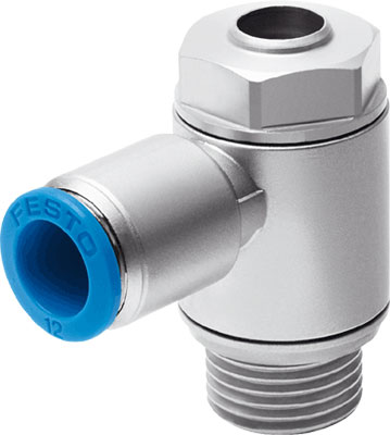 FESTO GRLA-1/8-QS-6-D - DROSSEL-RÜCKSCHLAGVENTIL