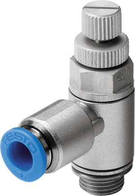 FESTO GRLA-1/8-QS-8-RS-D - DROSSEL-RÜCKSCHLAGVENTIL
