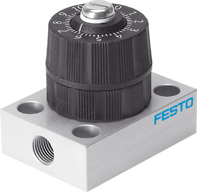 FESTO GRP-160-1/8-AL - PRÄZISIONS-DROSSELRÜCKSCHLAGVENTIL