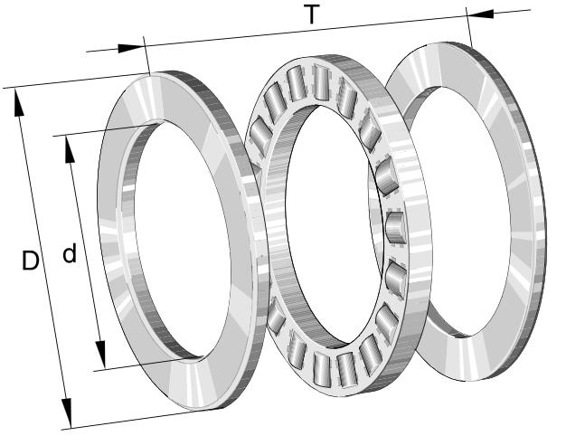 INA 81210-TV - AXIAL-ZYLINDERROLLENLAGER