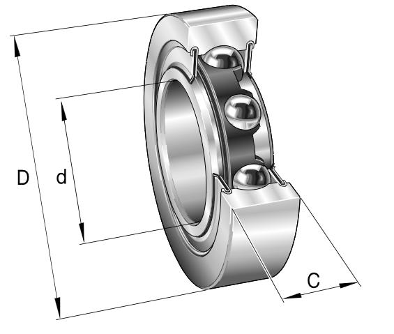 INA LR204-2RSR - LAUFROLLE