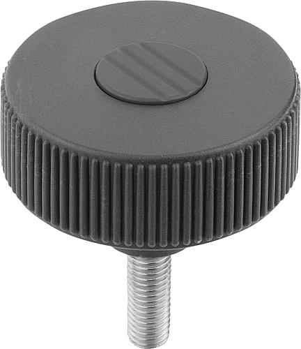 KIPP K0261.5105X20 - 06267-5105X20 - R&Auml;NDELRAD GR.1 M06X10 D1=40 H=31, GRAU