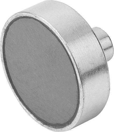 KIPP K0549.08 - 09065-08 MAGNET - M06 L=22, FORM:B, FLACHGREIFER
