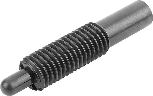 KIPP K0657.610X40 - 03040-610X40 - FEDERNDES DRUCKSTÜCK LANG M10 L=40 - 1