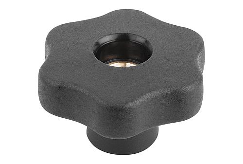 KIPP K1090.56012 - STERNGRIFF, SCHWARZ