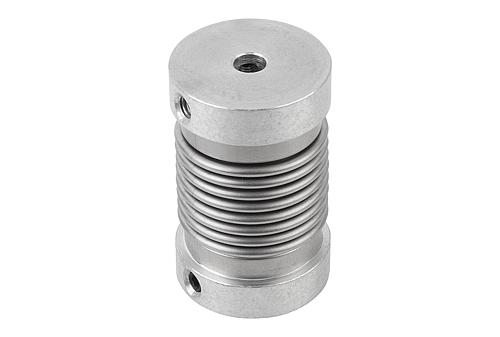 NORELEM 23002-0005 METALLBALGKUPPLUNG - KLEMMUNG MIT GEWINDESTIFT GR.0,9 L=27 - 1
