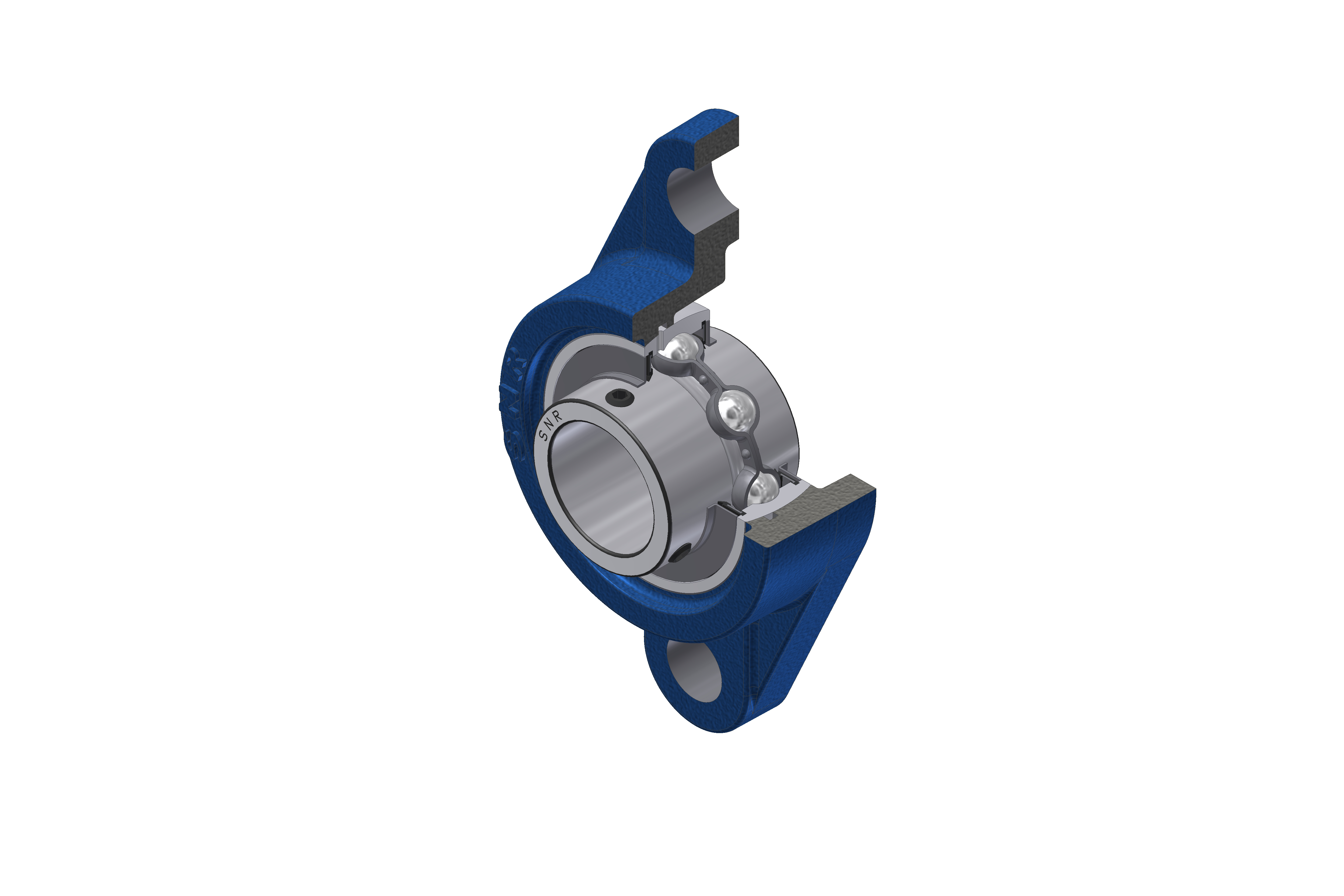 SNR UCFL206 - GUSS-FLANSCHLAGEREINHEIT - 1