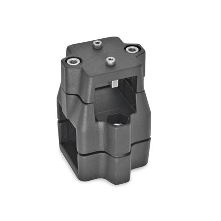 GANTER 135.1-V40-V50-2-SW - VERFAHRSCHLITTEN KREUZFORM