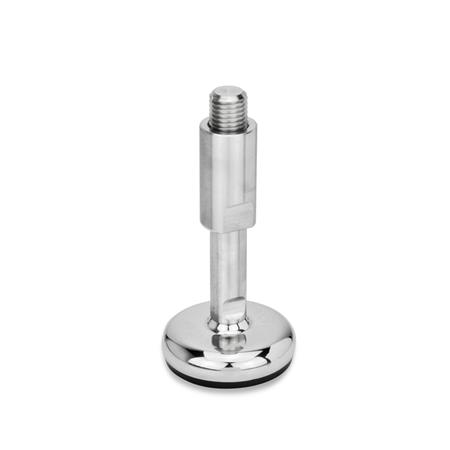 GANTER 31-100-M24-226-C3-W - EDELSTAHL-STELLFUß - 1