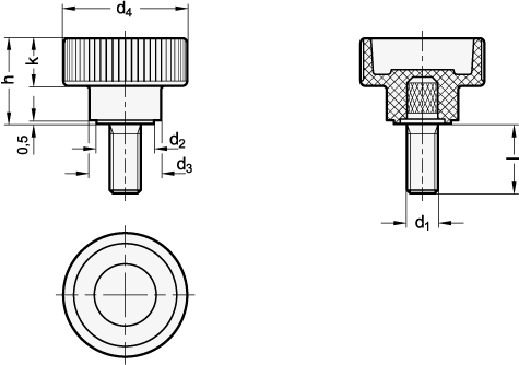 GANTER 421-M5-25 - RÄNDELHOHLSCHRAUBE - 2