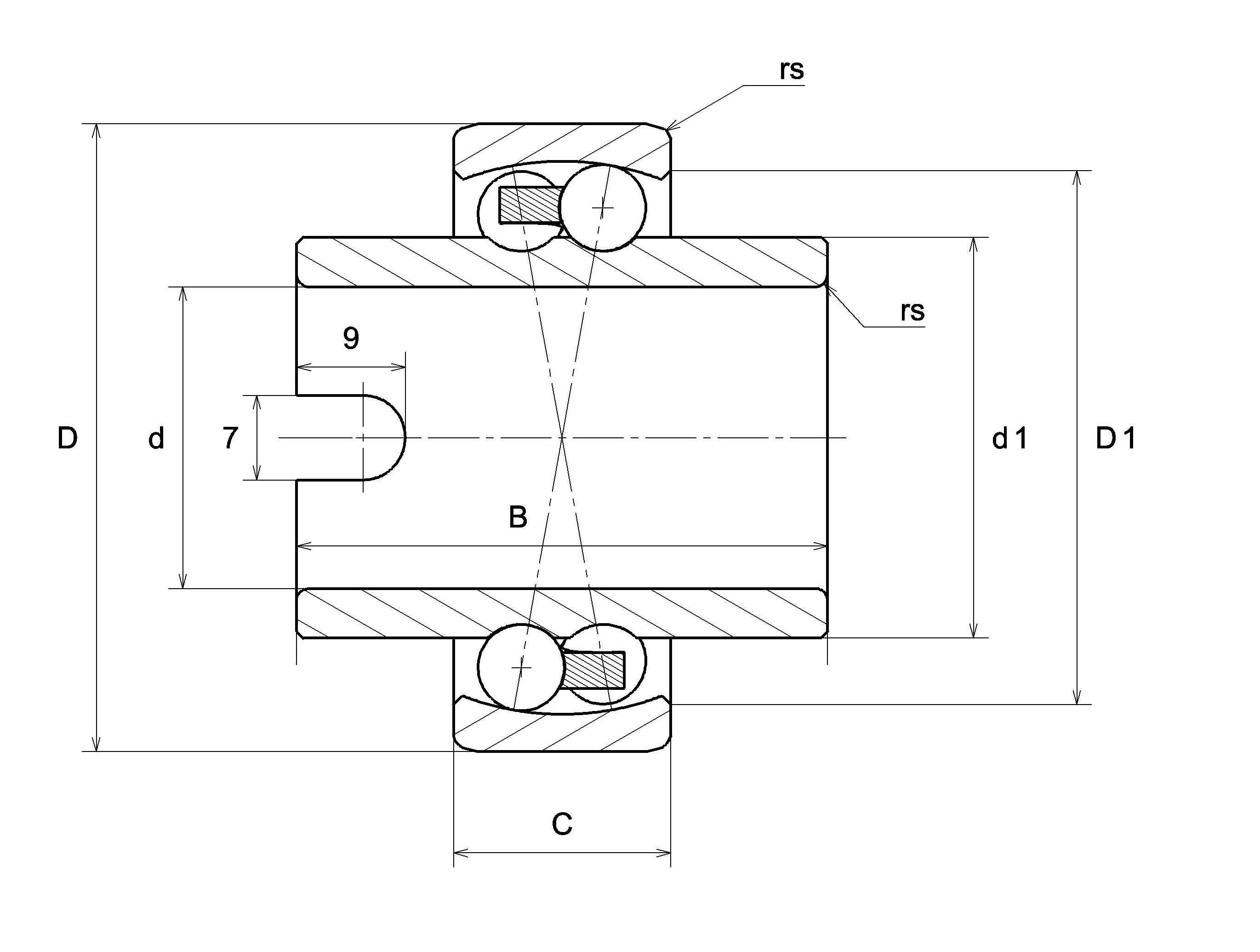 SNR 11205G15 - PENDELKUGELLAGER - 2