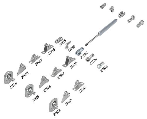 NORELEM 26201-0819160X400 GASDRUCKFEDER - GR.08/19 VA, F1=400, D1=19, D=8, C=160 - 2