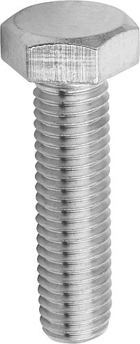 KIPP K0871.608X40 - 07171-608X40 - SECHSKANTSCHRAUBE DIN933, GEWINDE