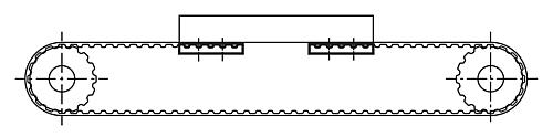 NORELEM 22012-10251 - KLEMMPLATTE FÜR ZAHNRIEMEN PROFIL T 10 - 3