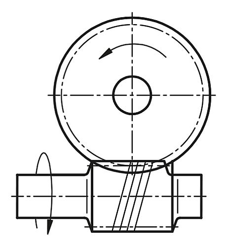 NORELEM 22700-15 - SCHNECKENGETRIEBE ALUMINIUM - 3