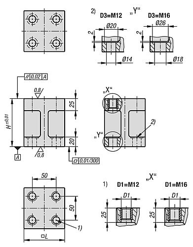 KIPP K1536.21208585125 - H&Ouml;HENBLOCK KURZE AUSF&Uuml;HRUNG, FORM:H - 2